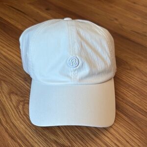 Lululemon White Baseball Cap